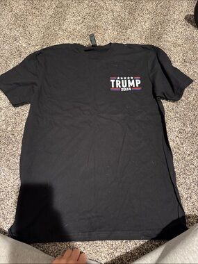 Black Graphic Short-Sleeve Shirt with Chest Logo